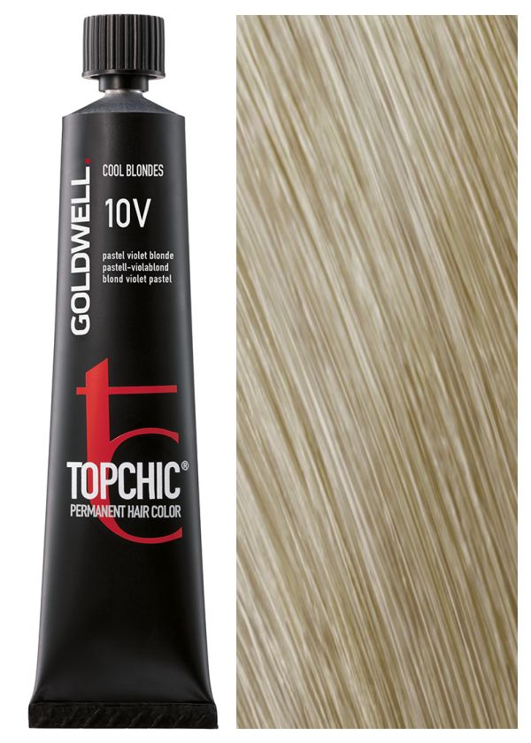 Goldwell Topchic 10V фиолетовый пастельный блондин 60 мл #1