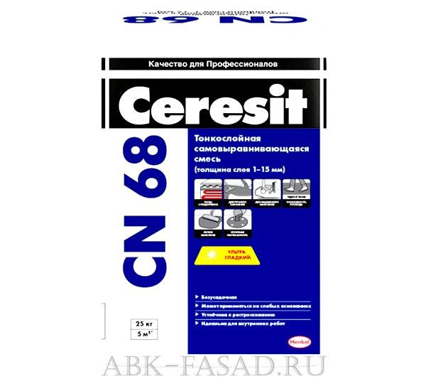 Ceresit CN 68 Nivelir, фасовка 25 кг #1