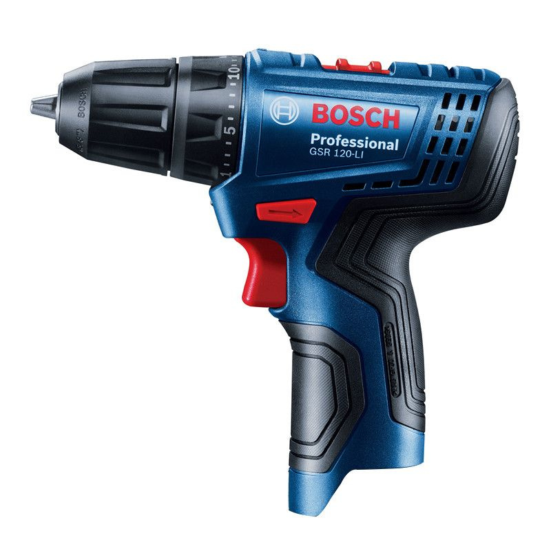 Аккумуляторная отвертка Bosch GSR 120-LI, на аккумуляторе, 12 В, 30 Нм, 0 батарея  #1