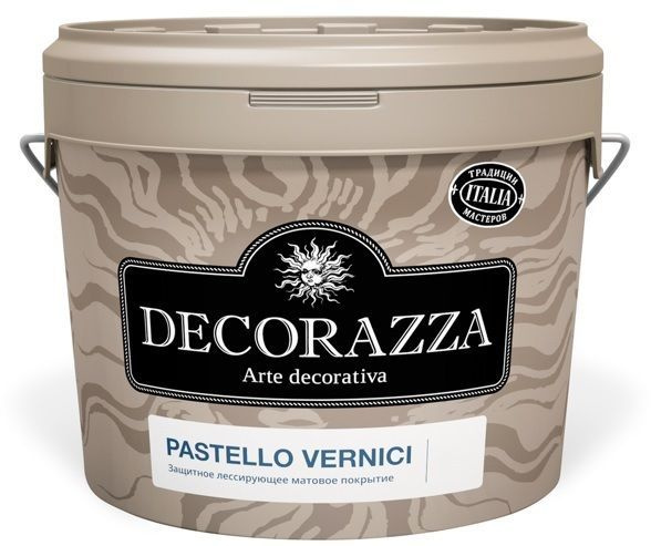 DECORAZZA PERLA PASTELLO VERNICI Декоративный шелковисто-матовый лак (1кг)  #1