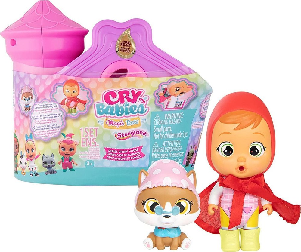 Кукла IMC Toys Crybabies Magic Tears STORYLAND - Дом с младенцом и питомцем  - купить с доставкой по выгодным ценам в интернет-магазине OZON (1536368055)