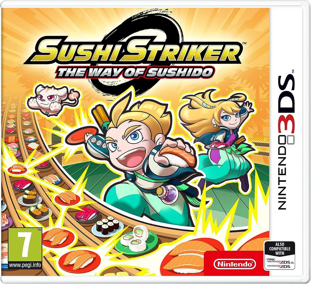 Игра Sushi Striker: The Way of Sushido (Nintendo 3DS, Английская версия)