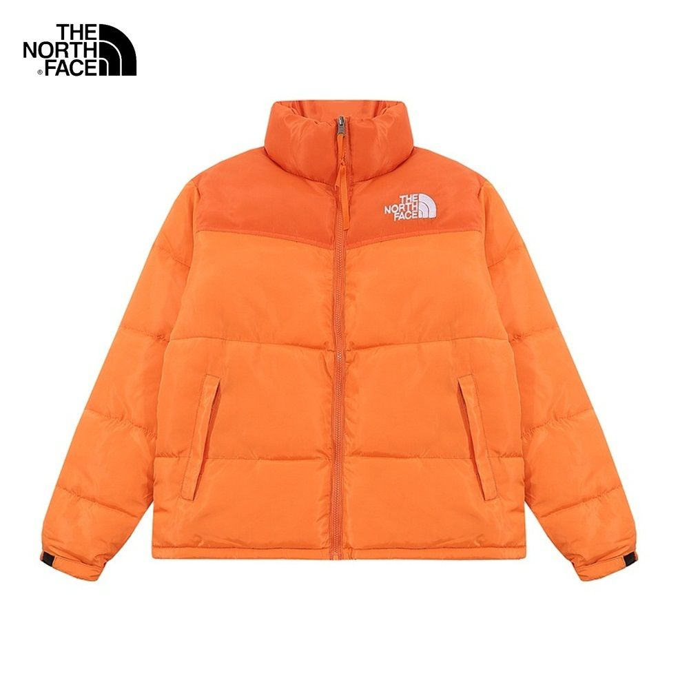 The north face orange on sale nuptse