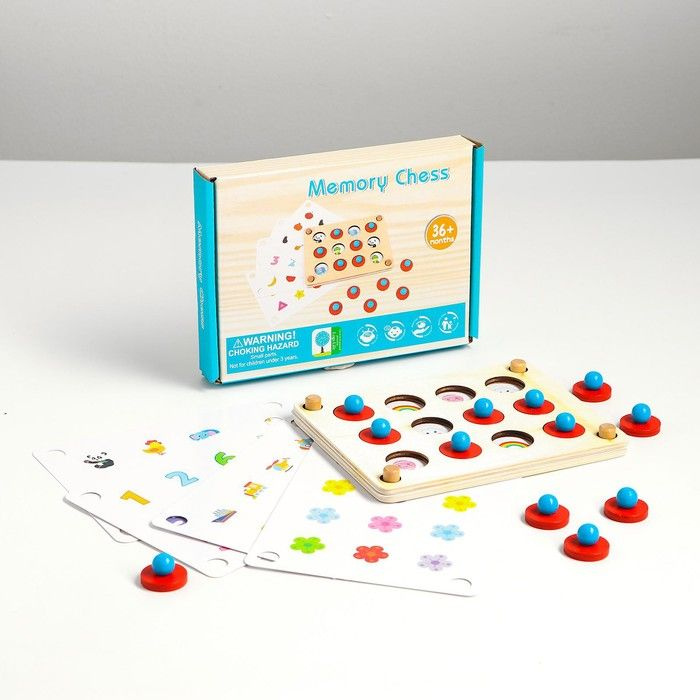 Детская развивающая игра "Мемори" 13,5 х 18,5 х 2,8 см #1