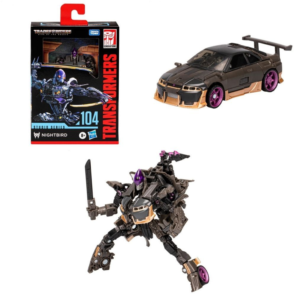 Игрушка Hasbro Трансформеры серии Toy Studio класса люкс Rise of the Beasts  SS-104 Nightbird 5 дюйма F7239