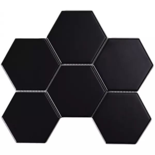 Мозаика Tessare 25,6х19,7х0,6см керамика черный шт(JFQ50011) #1