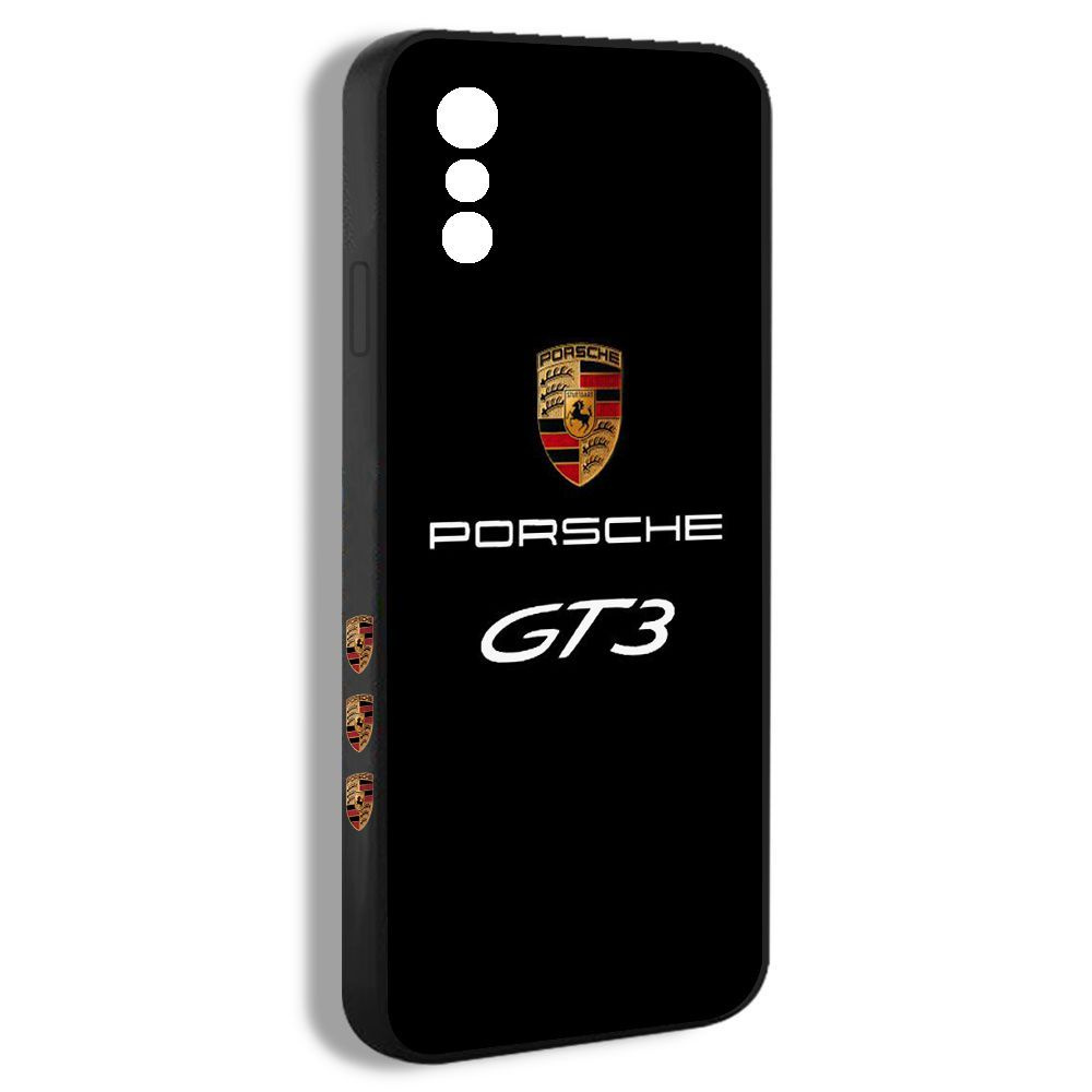 чехол для смартфона Подходит для iPhone Xs porsche Порше 911 gt3 надпись  обои UIU03