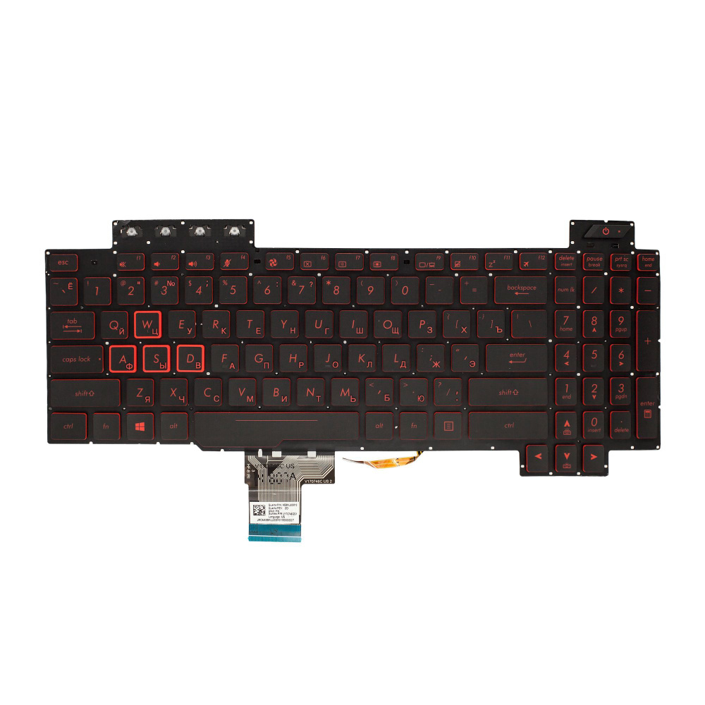 Клавиатура с подсветкой для ноутбука Asus TUF Gaming FX505DT FX505DY FX504GM FX504GE FX705DY FX705DT #1