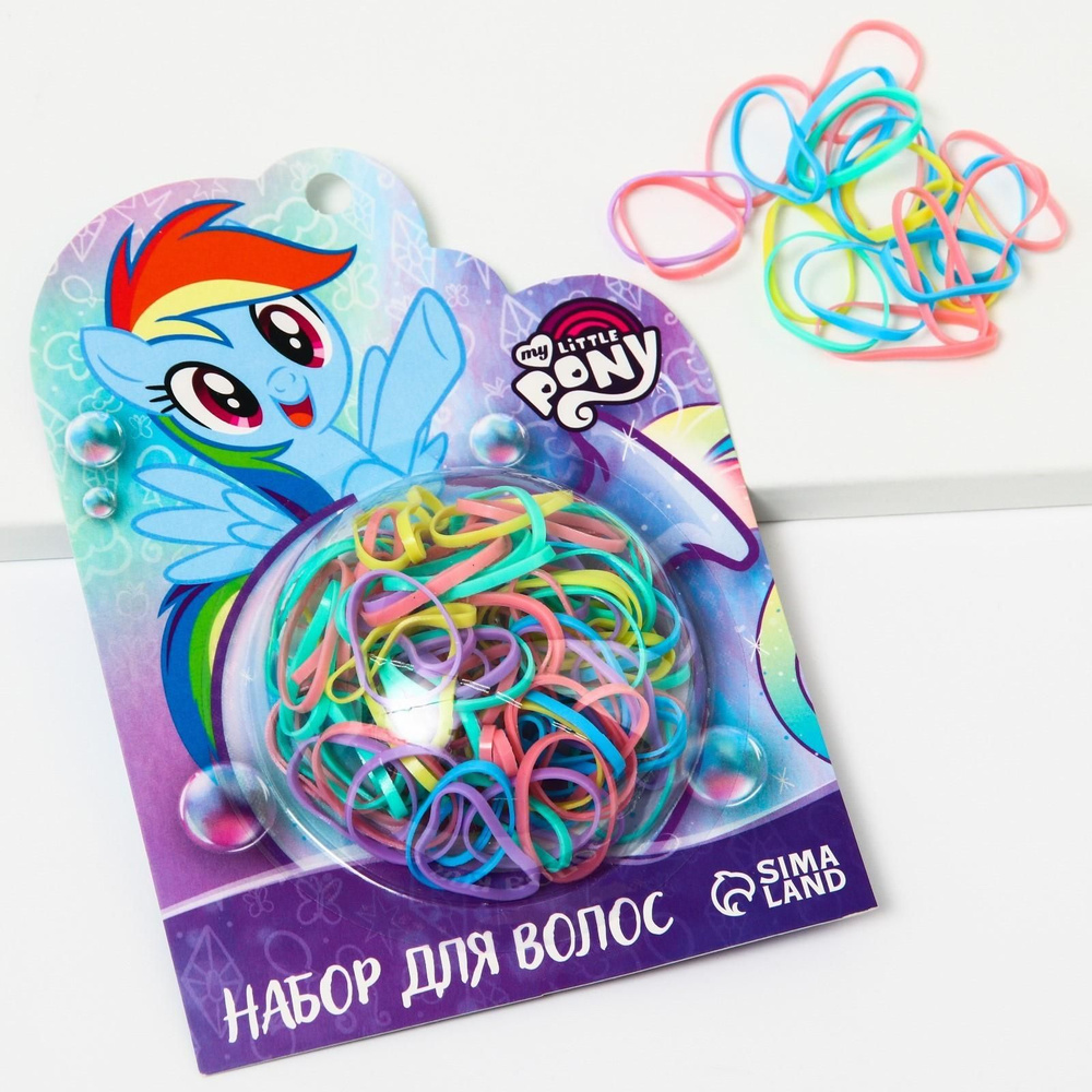 Набор для волос Радуга Деш, My Little Pony, микс, 85 шт #1