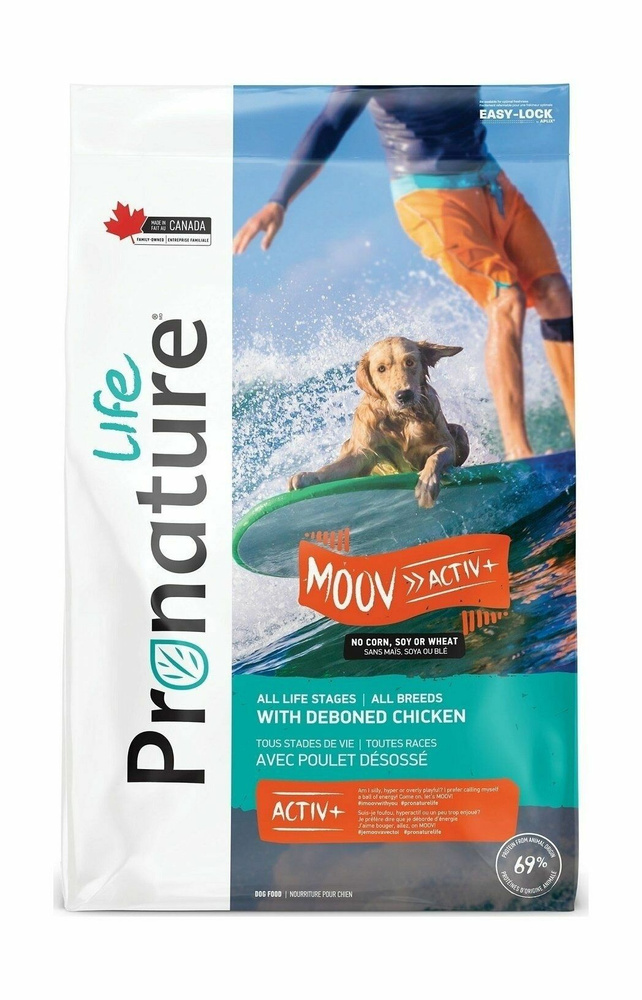 Pronature life hot sale dog food