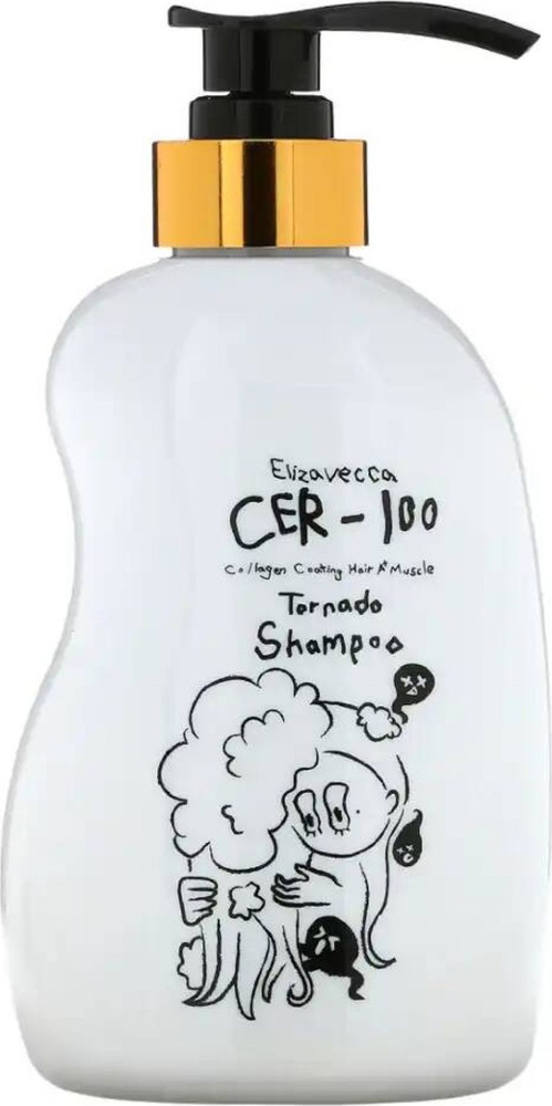 Elizavecca / Елизавекка CER-100 Сollagen Hair A+ Muscle Tornado Shampoo ...