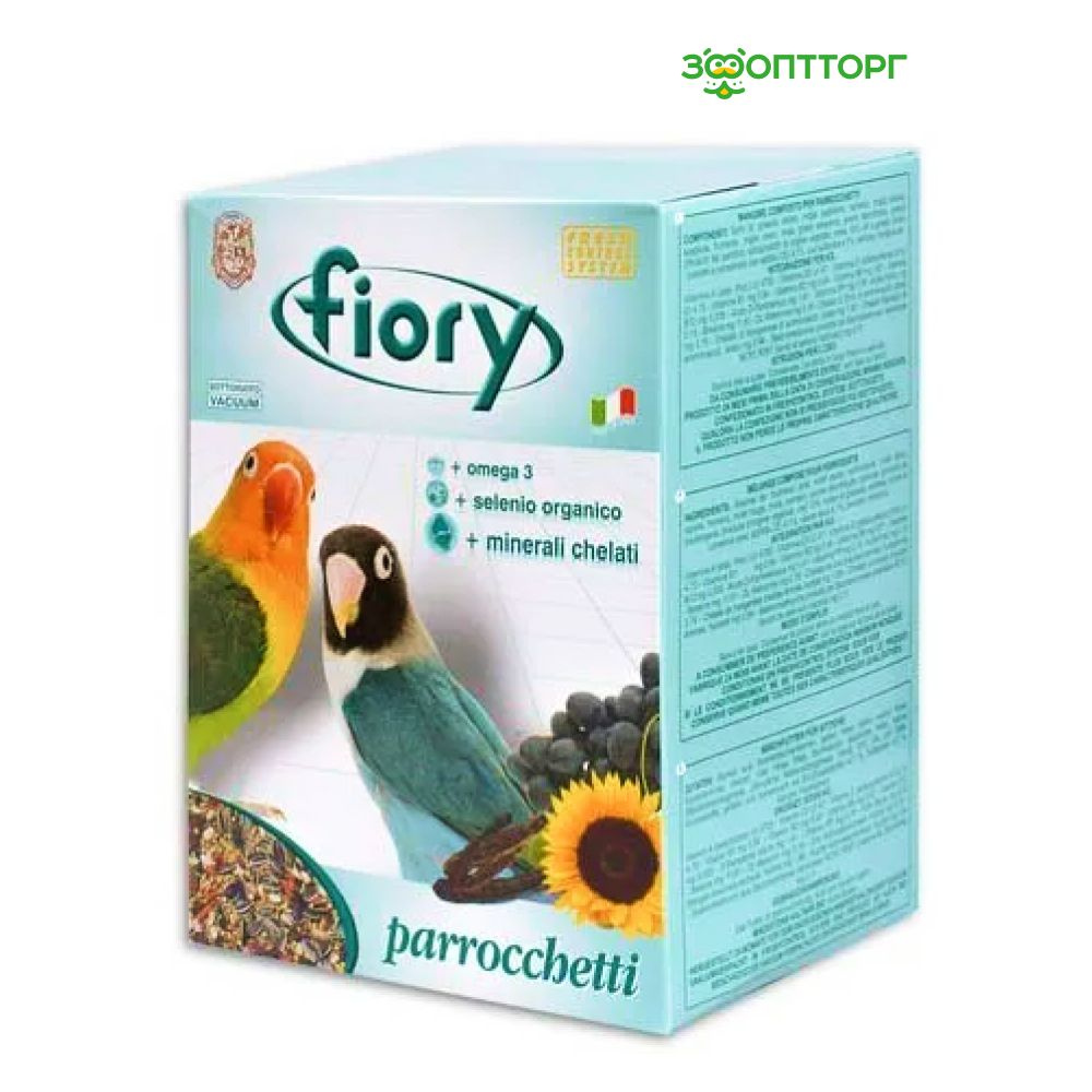 Fiory Parrocchetti Africa корм для средних попугаев, злаковое ассорти ...