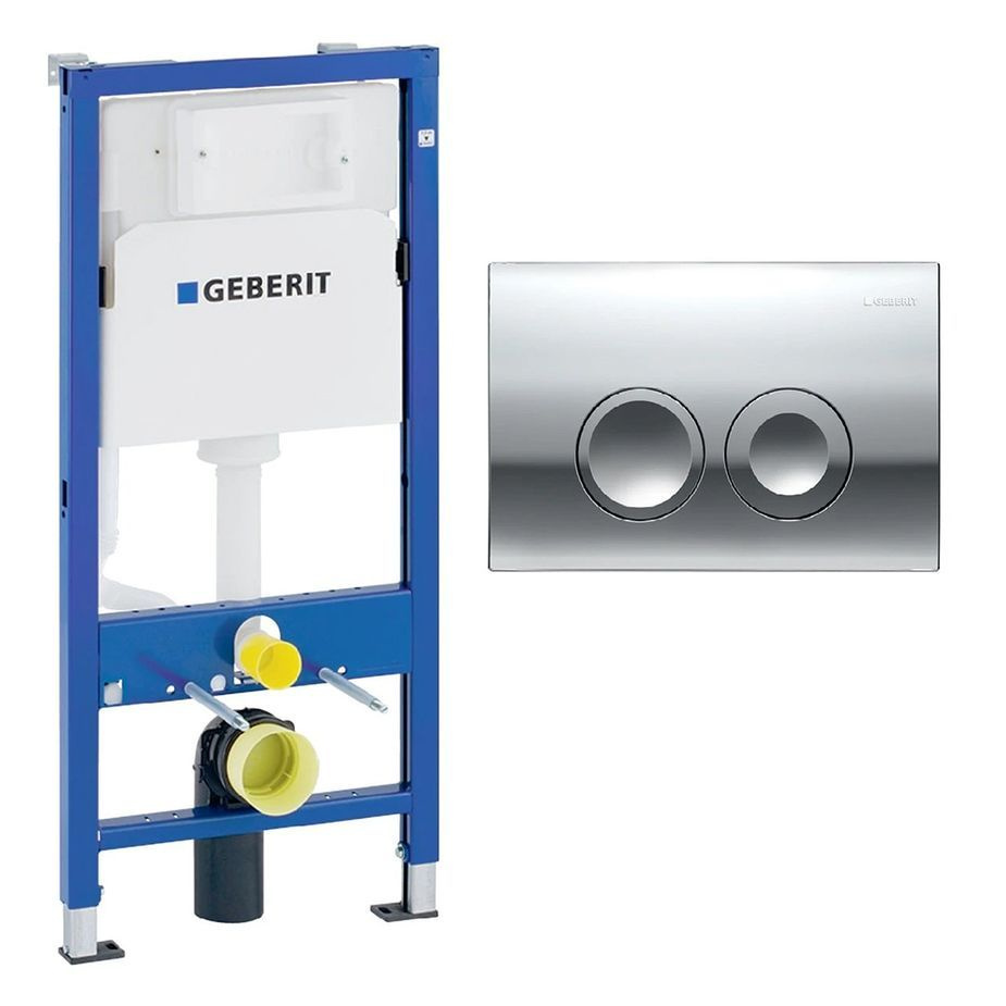 Инсталляция Geberit Delta с кнопкой хром 458.124.21.5 - купить ...