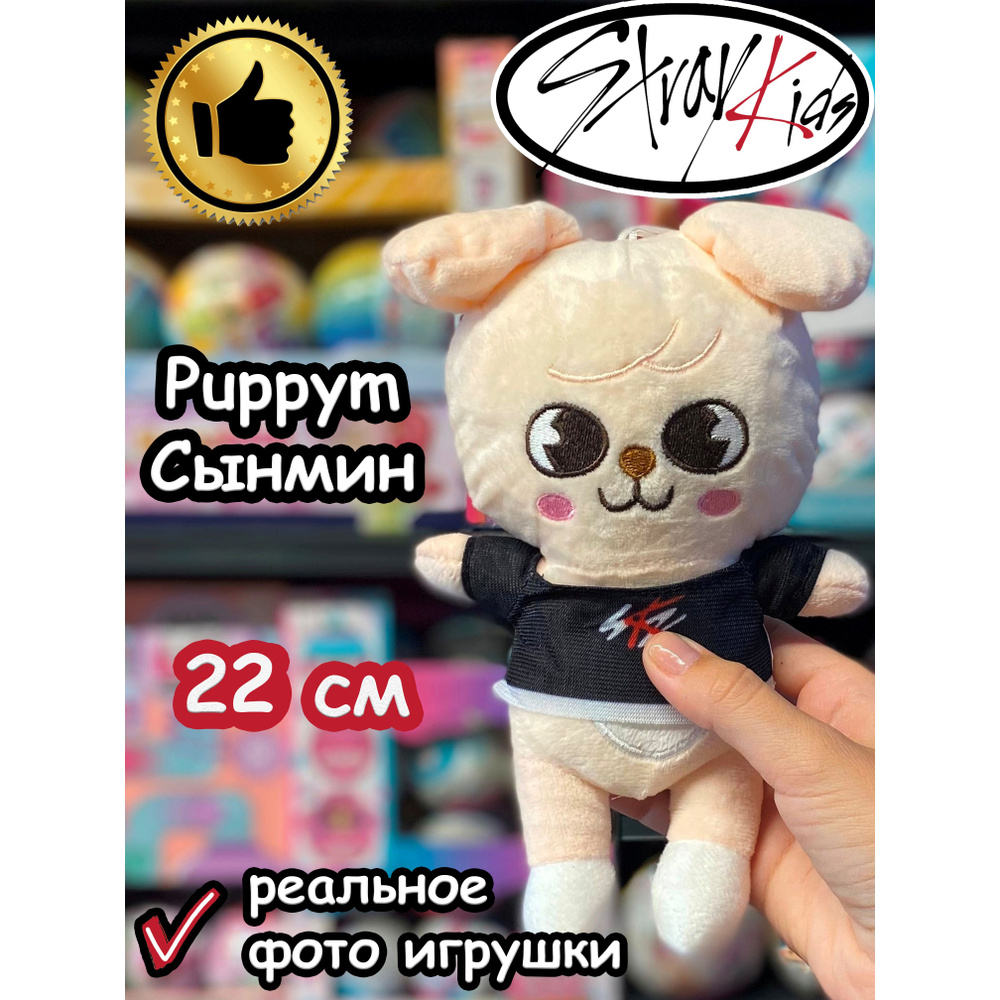 Мягкая игрушка Стрей Кидс Сынмин Щенок Puppym Stray Kids - купить с  доставкой по выгодным ценам в интернет-магазине OZON (1241747695)