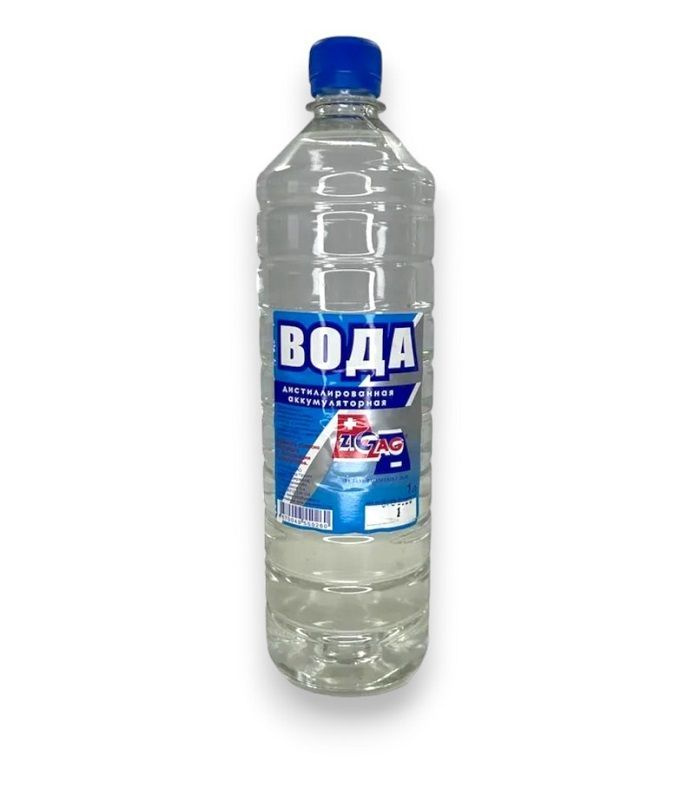 Вода дистиллированная ZIGZAG, 1 л., 1 шт. - купить с доставкой по ...