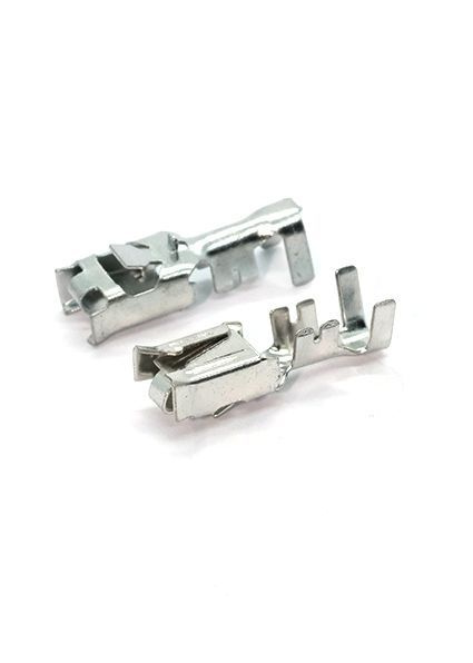 Клемма Разъем гнездовой_серебристый 50 шт. - купить с доставкой по ...