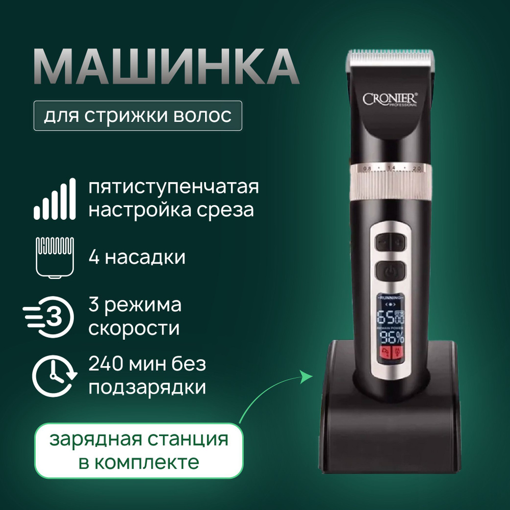 Машинка для стрижки B&P CR-R4вввыфвфы, черный - купить по выгодным ценам в  интернет-магазине OZON (1237523354)