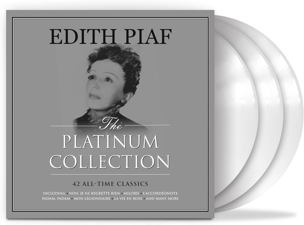 Edith Piaf The Platinum Collection White Vinyl (3LP) Эдит Пиаф коллекция хитов на тройном белом виниле #1