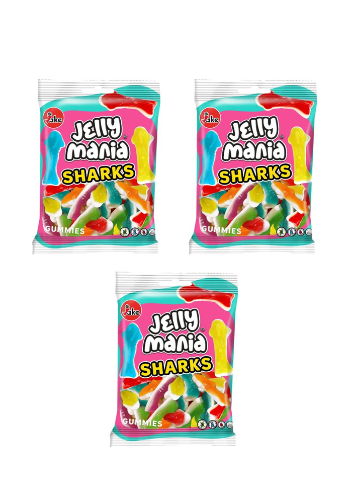 Мармелад Jake Worms Halal / Червячки 100г x 3шт - купить с доставкой по ...