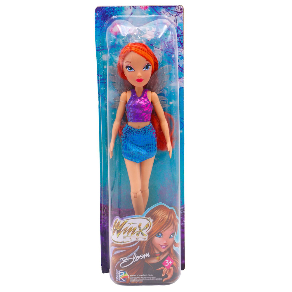 Шарнирная кукла Winx Club Блум с крыльями 24 см IW01552301 - купить с  доставкой по выгодным ценам в интернет-магазине OZON (1277479075)