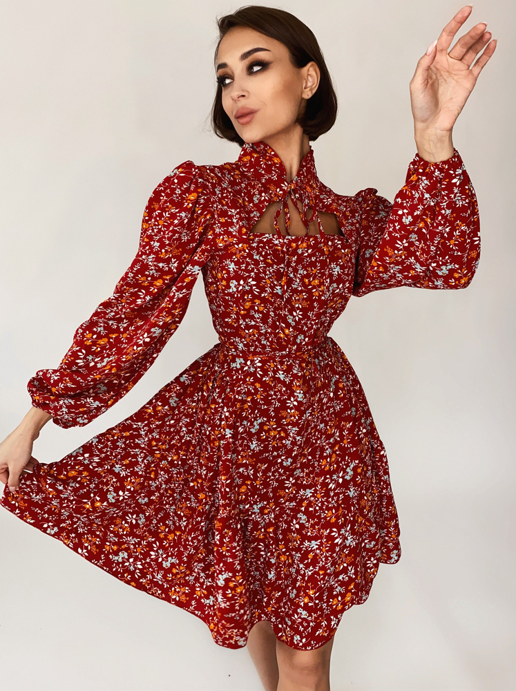 Красные женские платья однотонные купить недорого в интернет-магазине GroupPrice