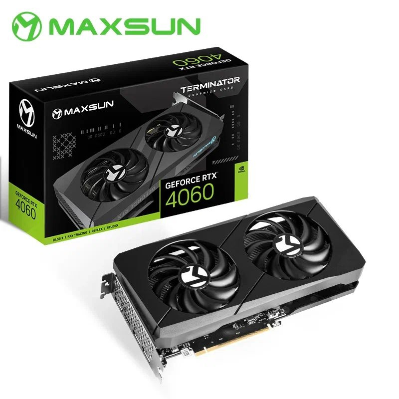 Видеокарта maxsun GeForce RTX 4060, 8 ГБ PCI Express 4.0 х8
