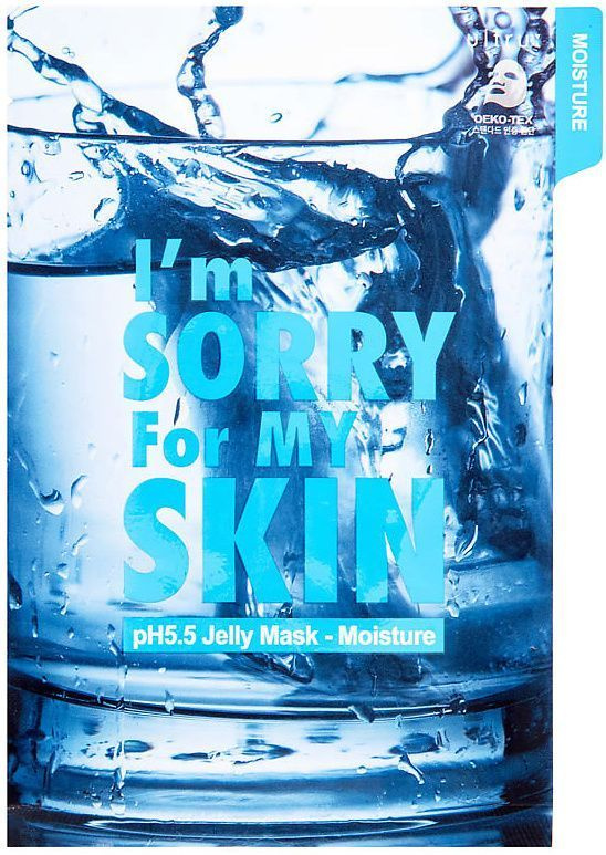 I'M SORRY FOR MY SKIN Увлажняющая тканевая маска для лица PH5.5 Jelly Mask Moisture, 1 шт  #1