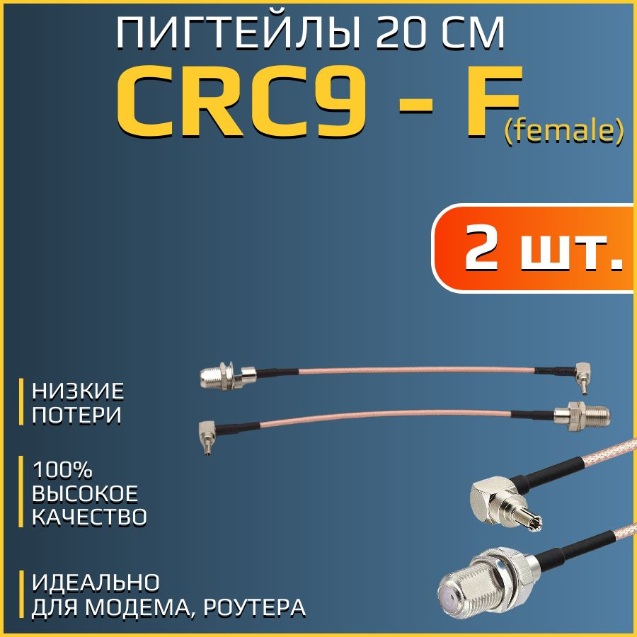 Разъём антенный CRC9 для 3G/4G модемов