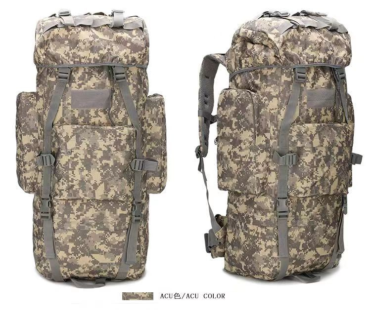 Тактический рюкзак каркасный с рамой/ Туристический/ Походный, 100 л ...