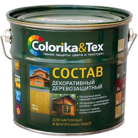 Состав деревозащитный Colorika&Tex орех 2,7 л, (1шт) #1