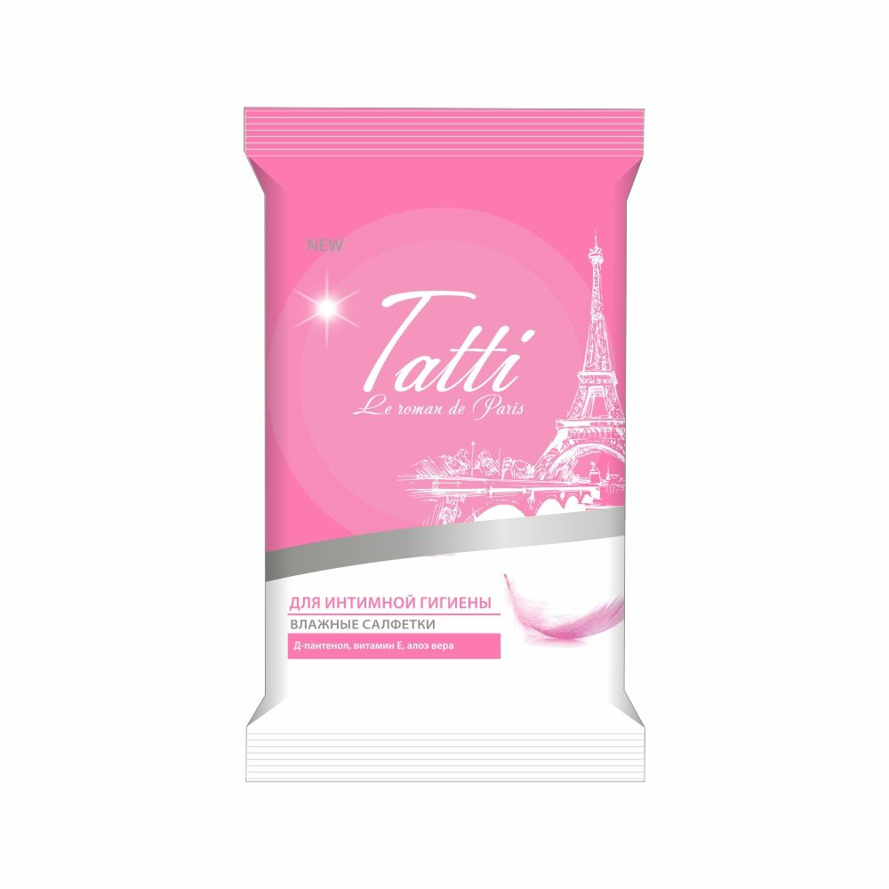 Салфетки влажные для интимной гигиены Tatti, 15шт - купить с доставкой ...