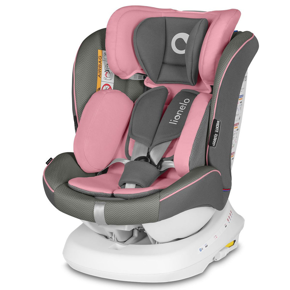 Автокресло Lionelo Bastiaan One ISOFIX Pink Baby группа 0-1-2-3 (0-36 кг) #1