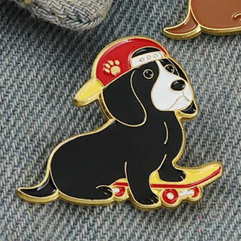 Брошь - Пин значок Собака в стиле хип-хоп для скейтборда, красивая в  подарок девушке. - купить с доставкой по выгодным ценам в интернет-магазине  OZON (1325246562)