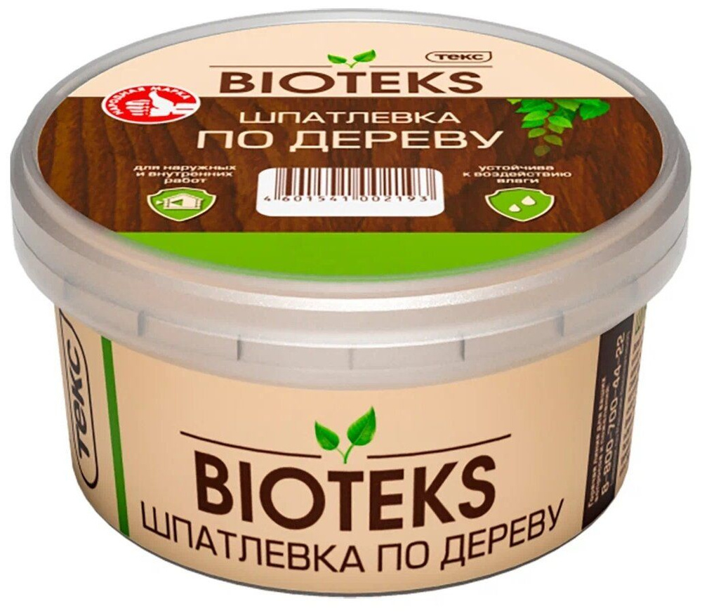 Шпаклевка акриловая по дереву BIOTEKS, сосна, 0,25кг #1