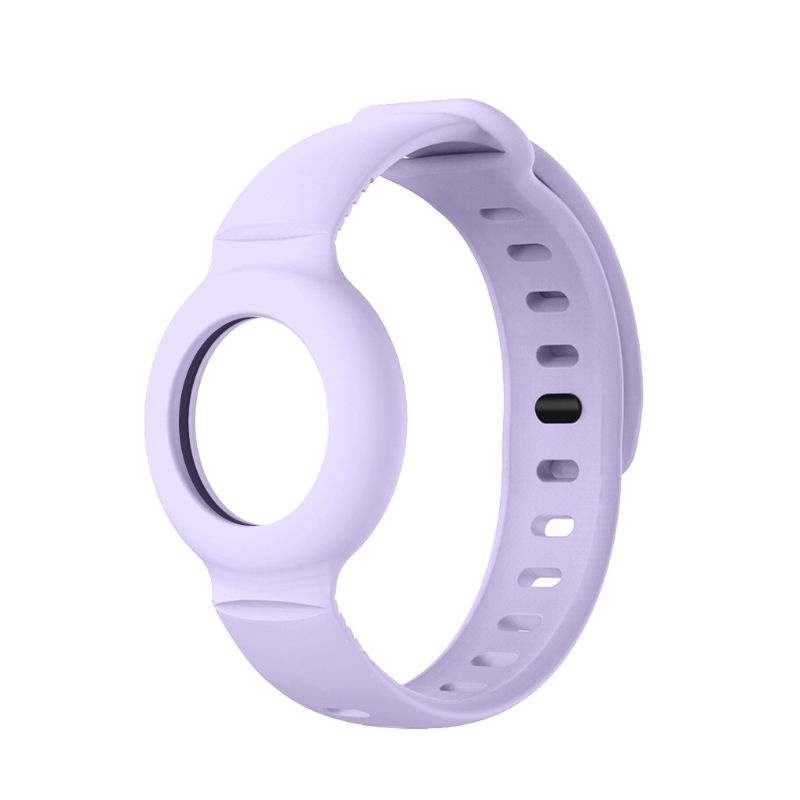 (1) Защитный чехол для Apple Anti-Lost AirTag Bracelet - фиолетовый #1