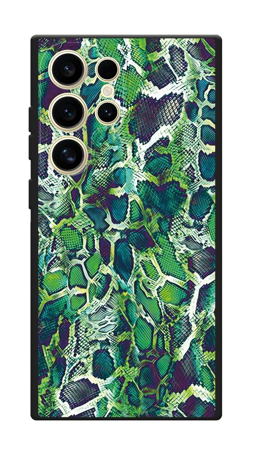 Матовый силиконовый чехол на Samsung Galaxy S24 Ultra / Самсунг S24 ...