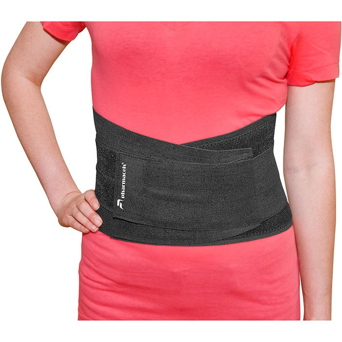 Корсет поясничный полужесткий, поддерживающий бандаж для спины Adjustable BACK SUPPORT PHARMACELS размер #1