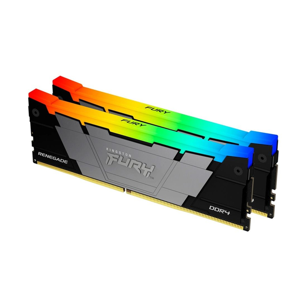 Kingston Оперативная память Комплект модулей памяти Kingston FURY Renegade RGB KF436C16RB12AK2/32 DDR4 #1