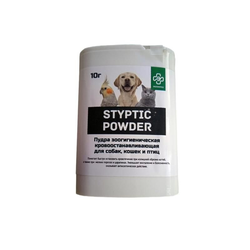 Пудра кровоостанавливающая STYPTIC POWDER для собак, кошек и птиц, 10 г  #1