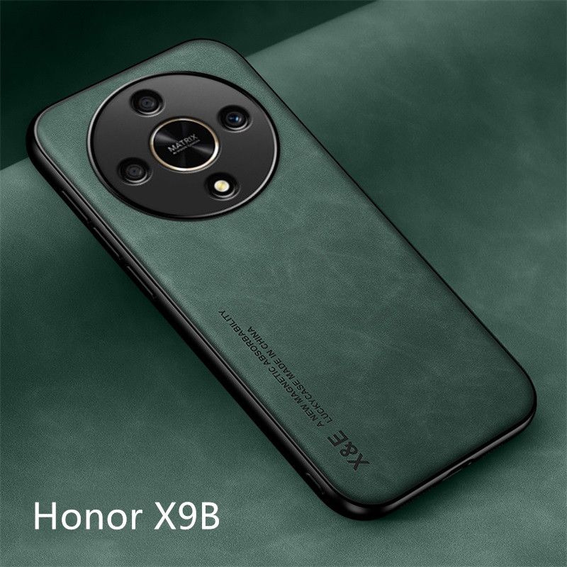 Кожа чехол для Honor X9B Магнитное притяжение внутри ( Хонор X9B ) противоударный чехол  #1