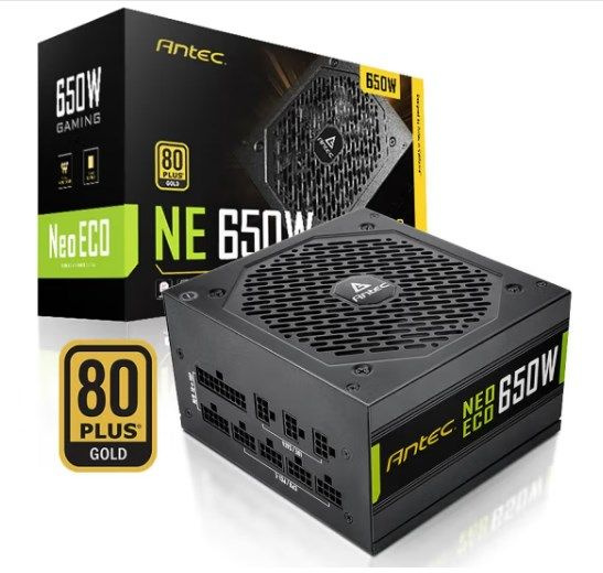 Antec Блок питания компьютера NE BLACK, 650 Вт #1