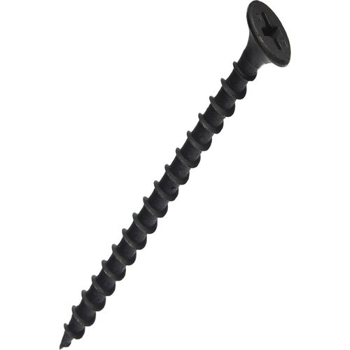 Саморез гипсокартон/металл 3.5х55 черный screw-GM-55 Крепдил ( упак.11кг.)  #1