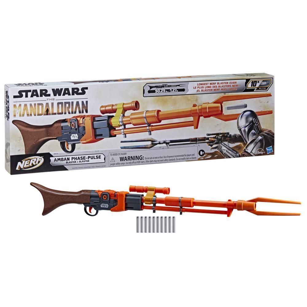 Бластер NERF STAR WARS AMBAN PHASE-PULSE (F2980) - купить с доставкой по  выгодным ценам в интернет-магазине OZON (1340262718)