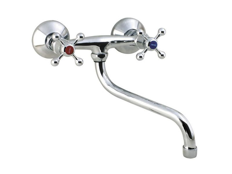 Смеситель Dikalan 67-0-702 Латунированная сталь Поворотный - купить по ...