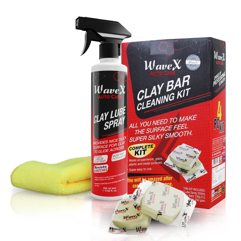 Wavex Набор для очистки кузова Clay Bar Cleaning Kit CLB KIT #1