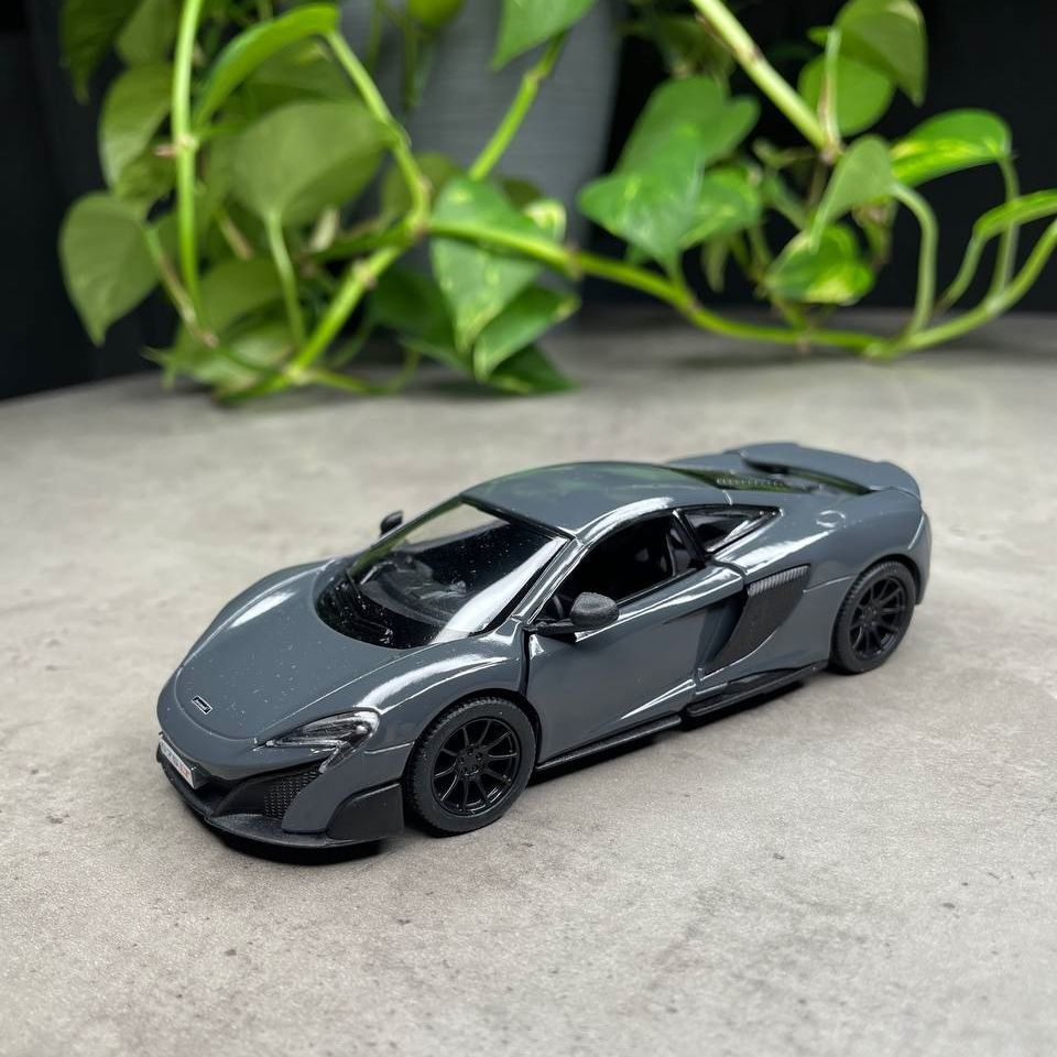 Машинка металлическая Макларен McLaren 675LT Kinsmart 1:36 5392DKT инерционная, цвет Серый  #1