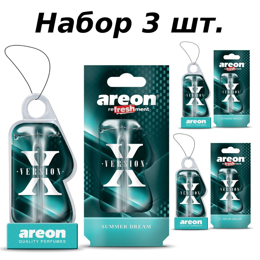 Areon Ароматизатор автомобильный, Summer Dream летняя мечта (аромат Sex  наша работа), 8.5 мл