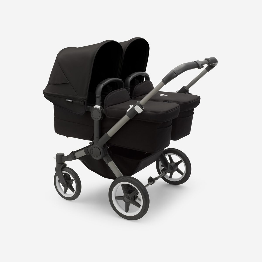 Коляска для двойни Bugaboo Donkey 5 Twin Graphite/Midnight black/Midnight black #1