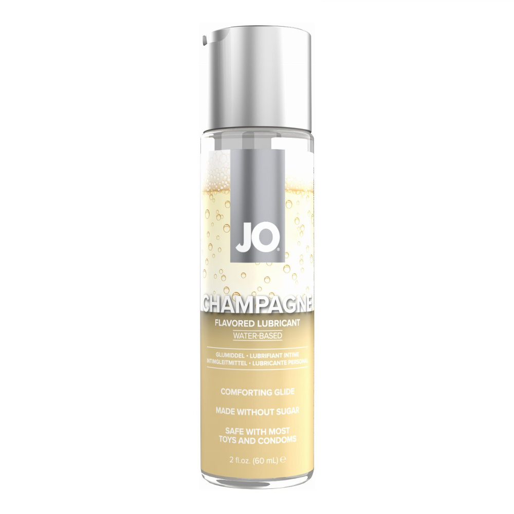 Лубрикант на водной основе JO H2O Champagne Flavored Lubricant с ароматом шампанского - 60 мл, System #1