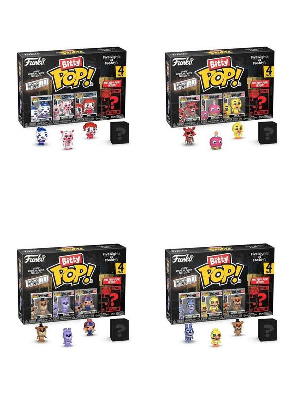 Набор фигурок Funko POP! Vinyl Bitty Pop Five Nights at Freddy's, 4 x 4 шт #1